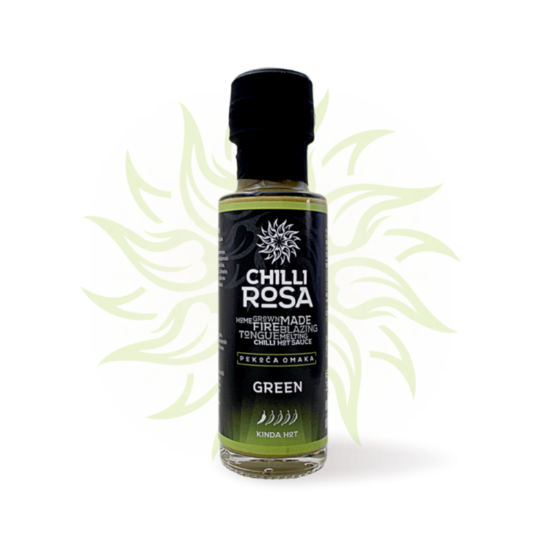 chilli_rosa_green.jpg Pekoča omaka Green, Chilli Rosa, 100 ml