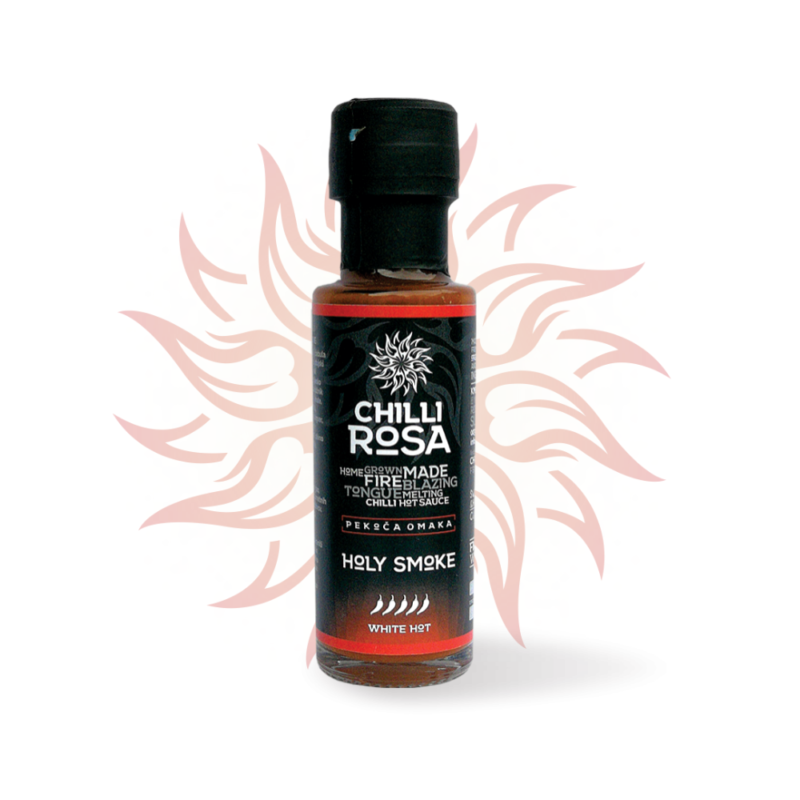 Pekoča omaka Holy Smoke, Chilli Rosa, 100 ml