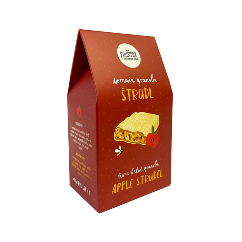 Hrustljava granola Štrudl, Fruštek, hiška 80 g