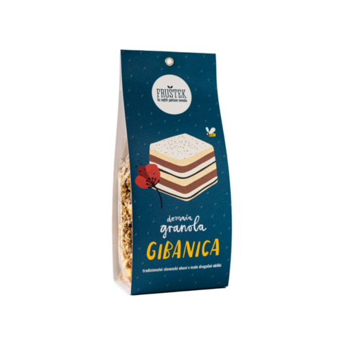 Hrustljava granola Gibanica, Fruštek, 250 g