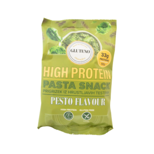 gluteno_high_protein_pasta_snack_pesto_75g.jpg High protein pasta snack Pesto, Gluteno, 75 g