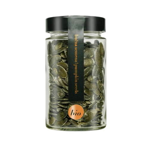 Bučna semena, v kozarcu, bio, Kocbek, 120 g