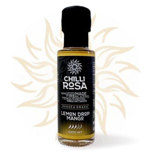 chilli_rosa_lemon_drop_mango Pekoča omaka Lemon Drop Mango, Chilli Rosa, 100 ml