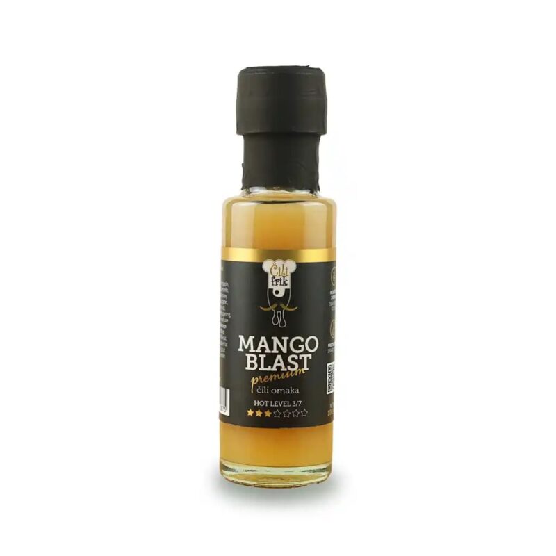 cili_frik_mango_blast_sladko_pekoca_cili_omaka_100ml Čili omaka Mango Blast, Čili Frik, 100 ml